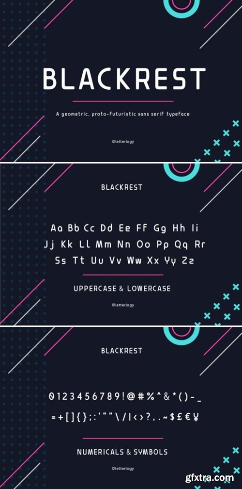 Blackrest Font
