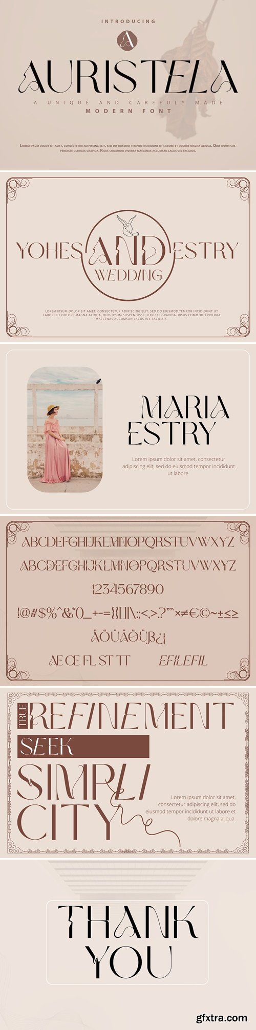 Auristeela Modern Font