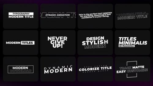 Videohive - Modern Titles | FCPX - 42858323 - 42858323