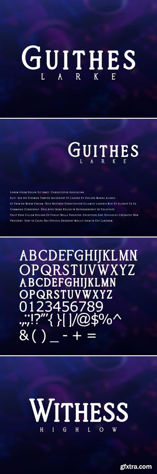 Guithes Larke Font