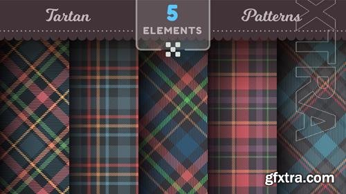 Vector tartan seamless patterns merry christmas texture checkered scottish fabric