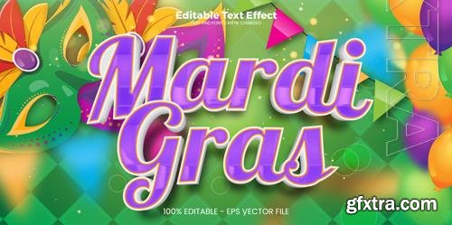 Vector mardi gras editable text effect in modern trend style vol 3 Vector mardi gras editable text effect in modern trend style vol 3