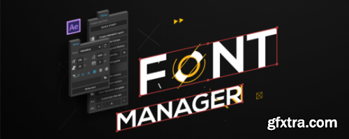 Aescripts Font Manager 2.0.1 Win/Mac