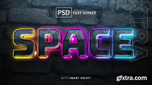 Space psd text effects Space psd text effects