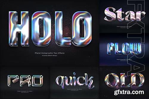 Metallic holographic psd text effects Metallic holographic psd text effects