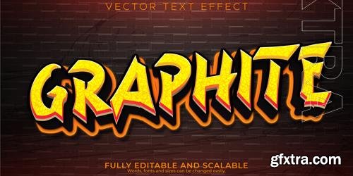 Graffiti text effect editable spray and street text style Graffiti text effect editable spray and street text style
