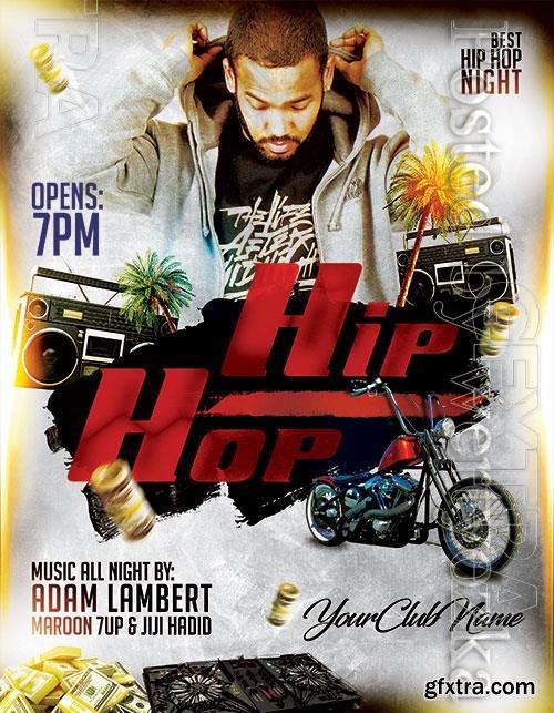 Psd Flyer Hip Hop Night design templates Psd Flyer Hip Hop Night design templates
