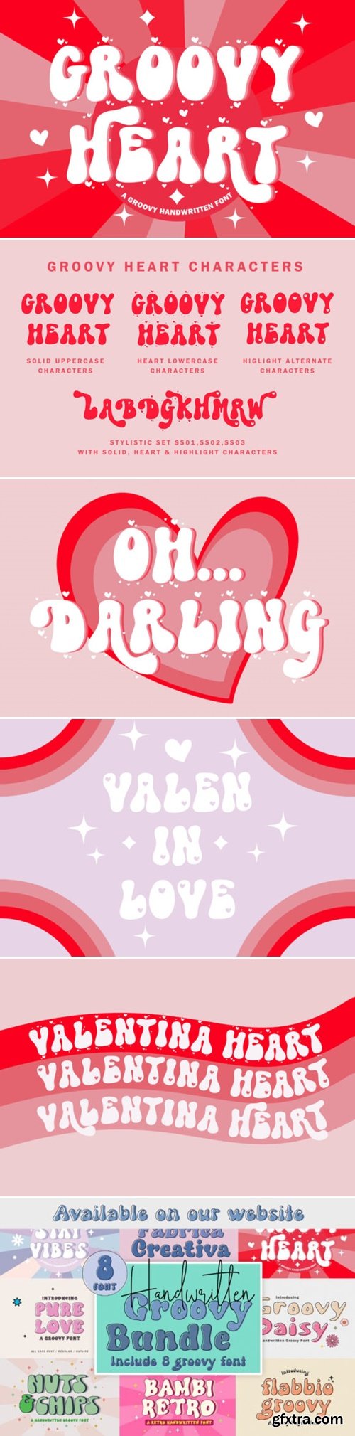 Groovy Heart Font