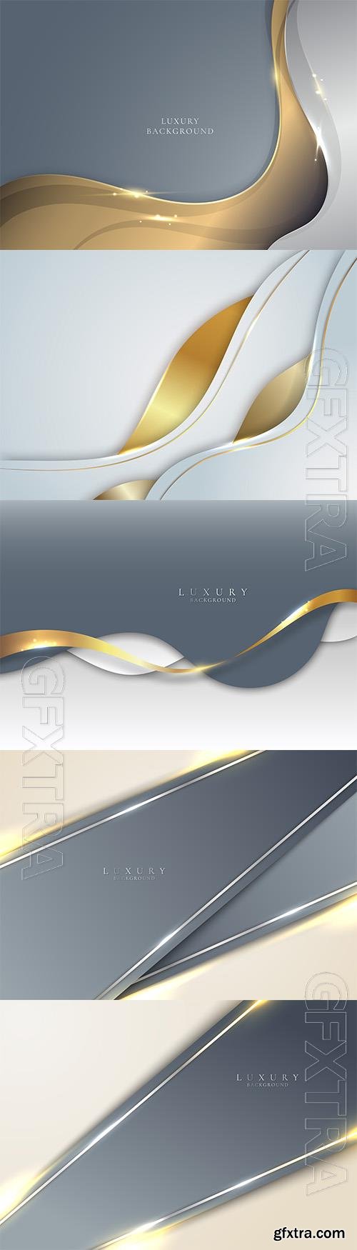 Vector abstract gray stripes with shiny silver lines with lighting effect on cream background Vector abstract gray stripes with shiny silver lines with lighting effect on cream background