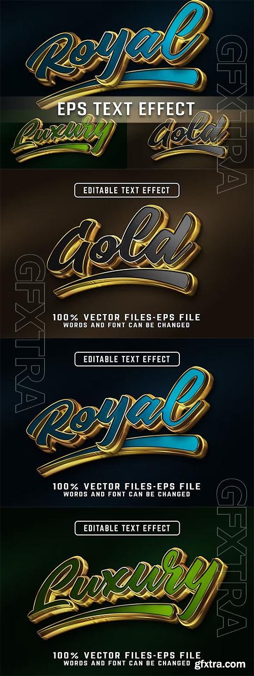 Luxury Editable Eps Text Effect