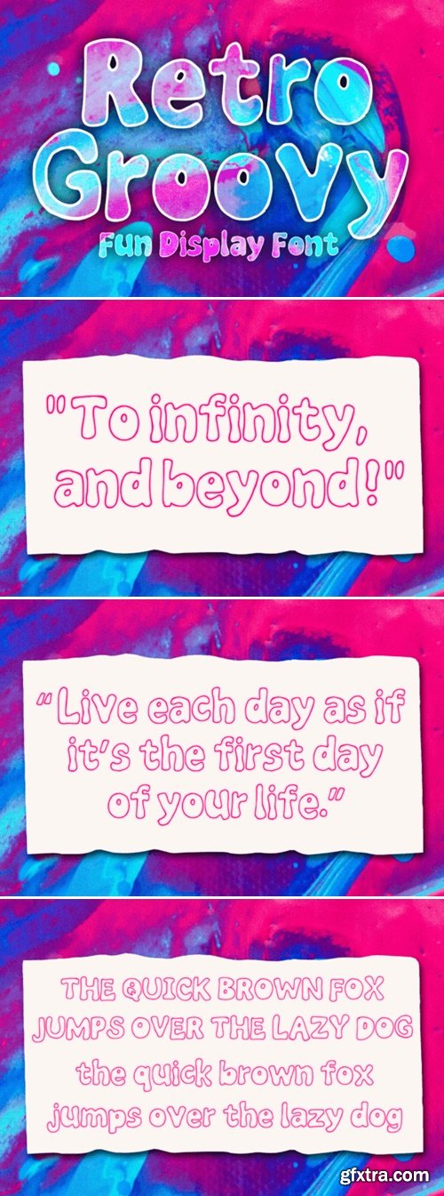 Retro Groovy Font