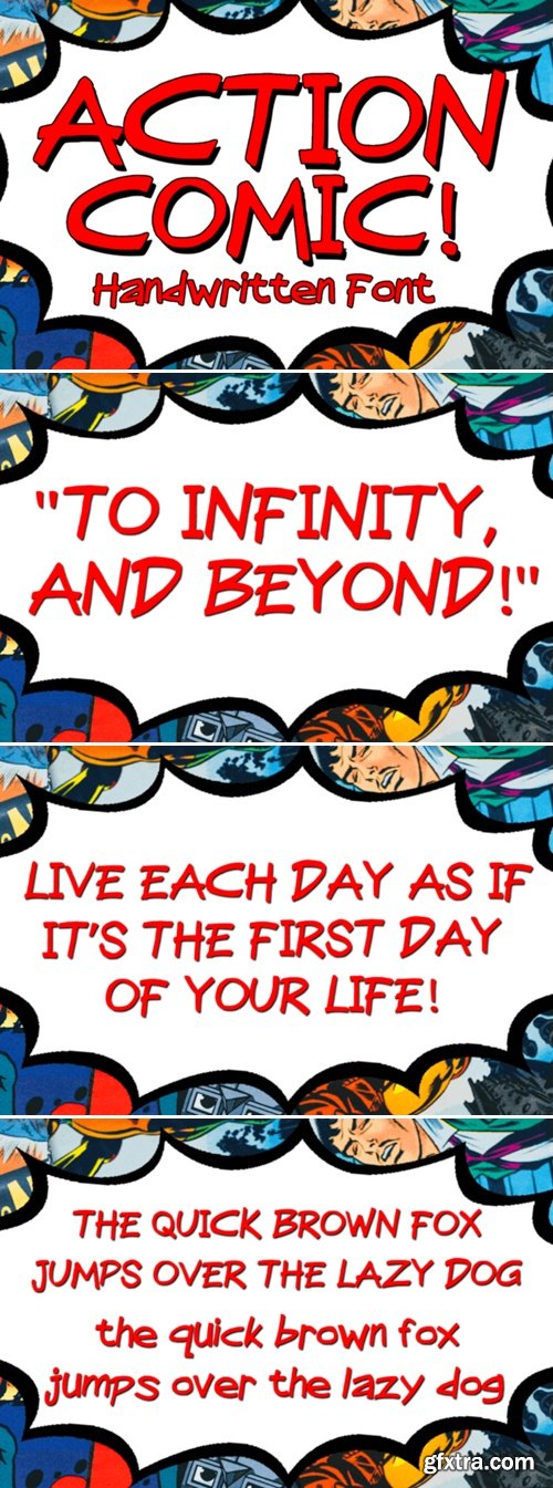 Action Comic Font