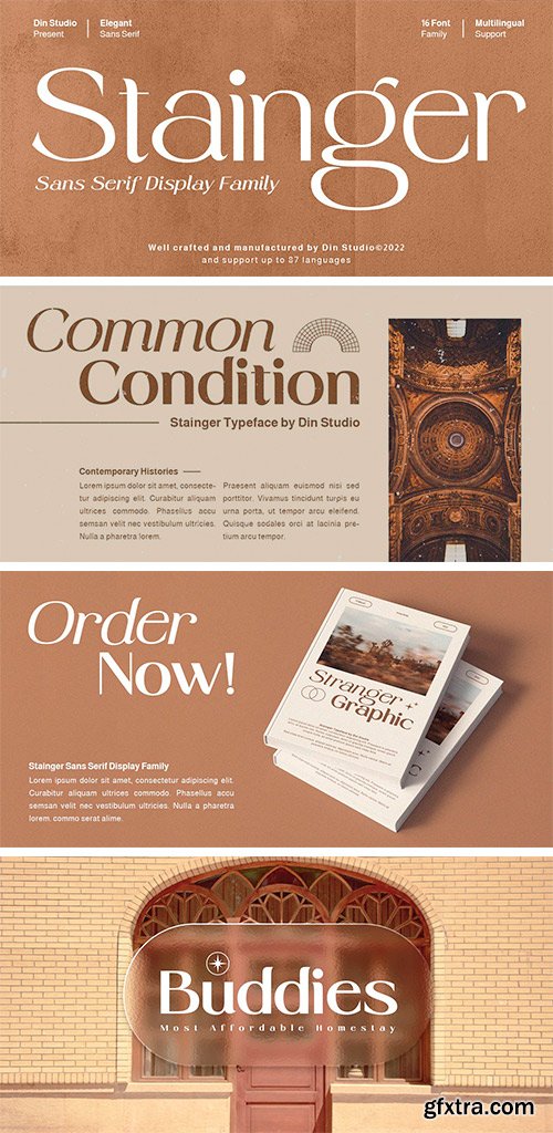 Stainger Font Family Stainger Font Family