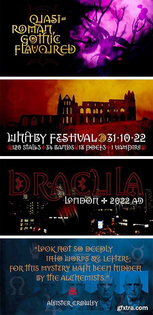 Rahere Esoteric Font Family Rahere Esoteric Font Family