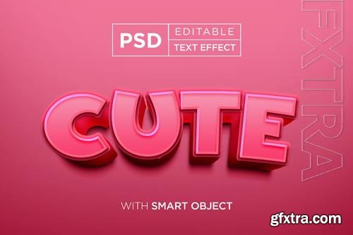 Cute text effect psd Cute text effect psd