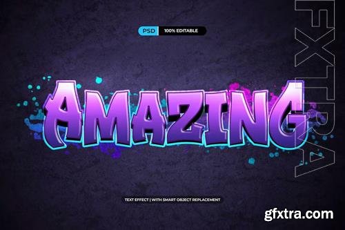 Psd text effect - purple graffiti Psd text effect - purple graffiti