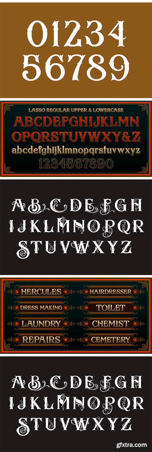 NBW Lasso Font Family NBW Lasso Font Family