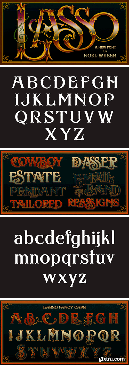 NBW Lasso Font Family NBW Lasso Font Family