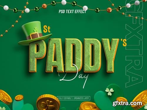 St patrick's day editable text effect psd St patrick's day editable text effect psd