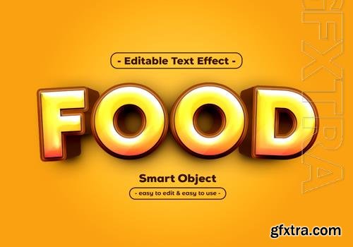 Food text style effect Food text style effect