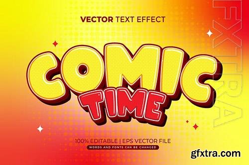 Comic Time editable text effect Comic Time editable text effect