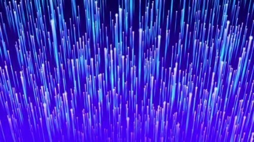 Videohive - Optical fiber purple neon color. Digital data transfer blue background - 43086625 - 43086625