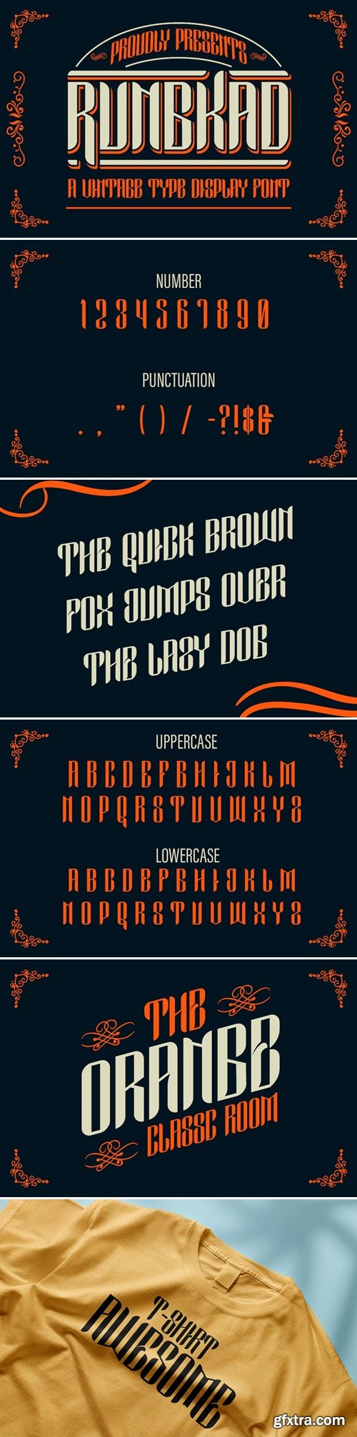 Rungkad Vintage Display Font
