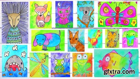 Art For Kids & Beginners 15 Easy Drawing & Painting Lessons