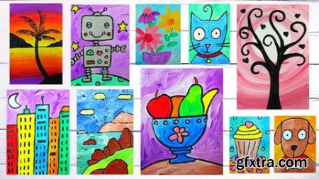 Draw & Paint With Color 10 Fun Art Projects For Beginners