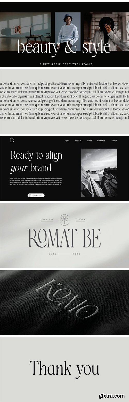 Komrile Font Family Komrile Font Family