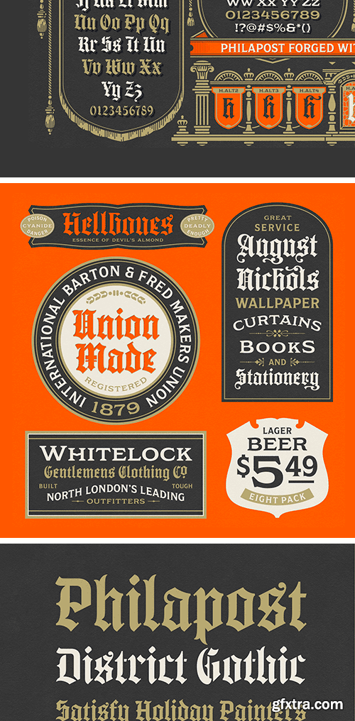 NS Philapost Font Family NS Philapost Font Family