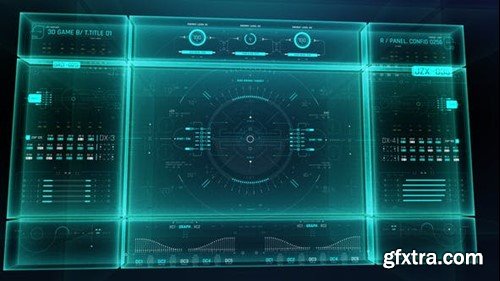 Videohive HUD Screen Interface 3D 1 43101666
