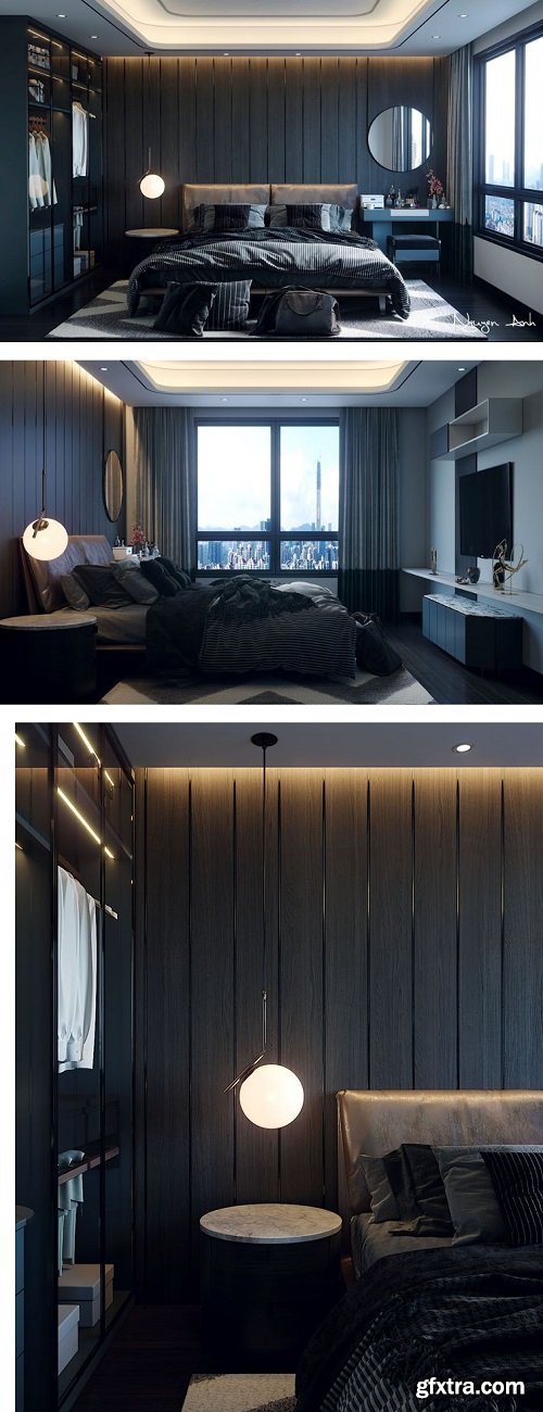 Bedroom Scene By NguyenAnh