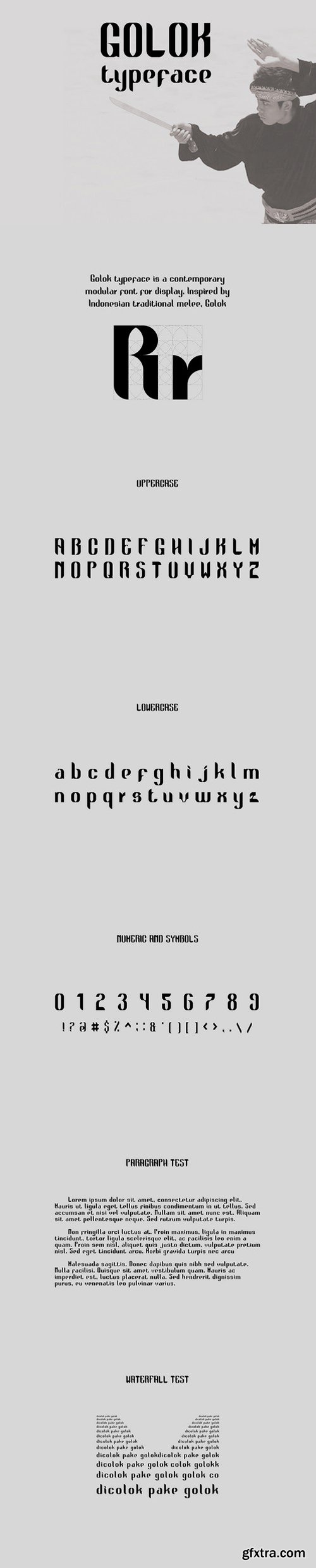 Golok Typeface