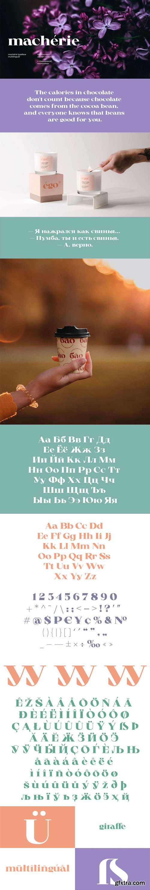 Machérie Serif Typeface Machérie Serif Typeface