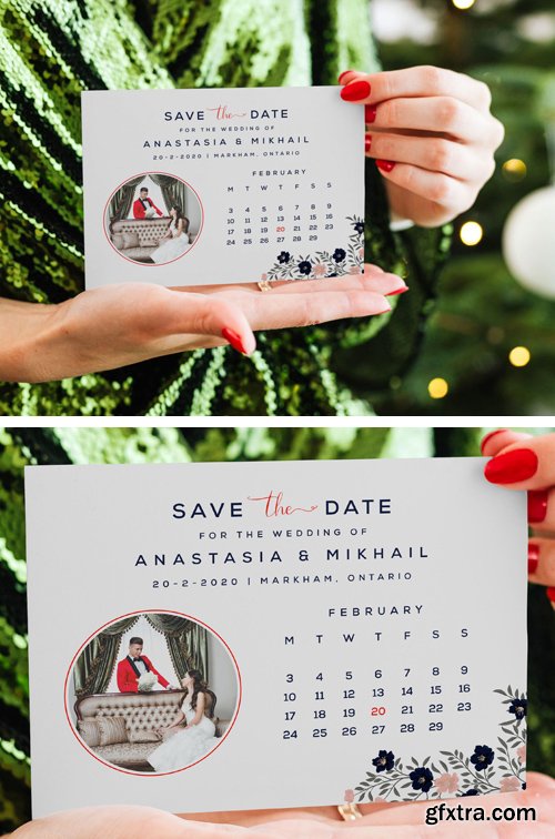 Hand Holding Wedding Invitation Card PSD Mockup Template Hand Holding Wedding Invitation Card PSD Mockup Template