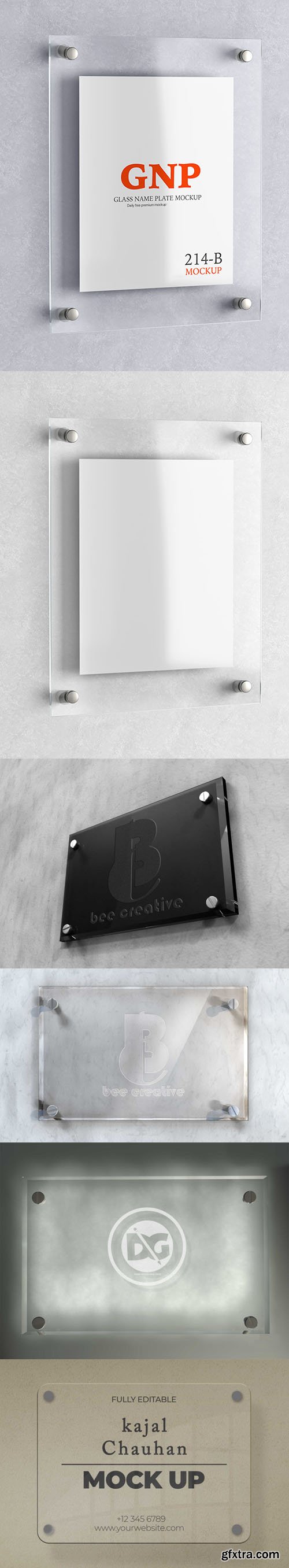 Transparent Glass Plates PSD Mockups Templates Transparent Glass Plates PSD Mockups Templates