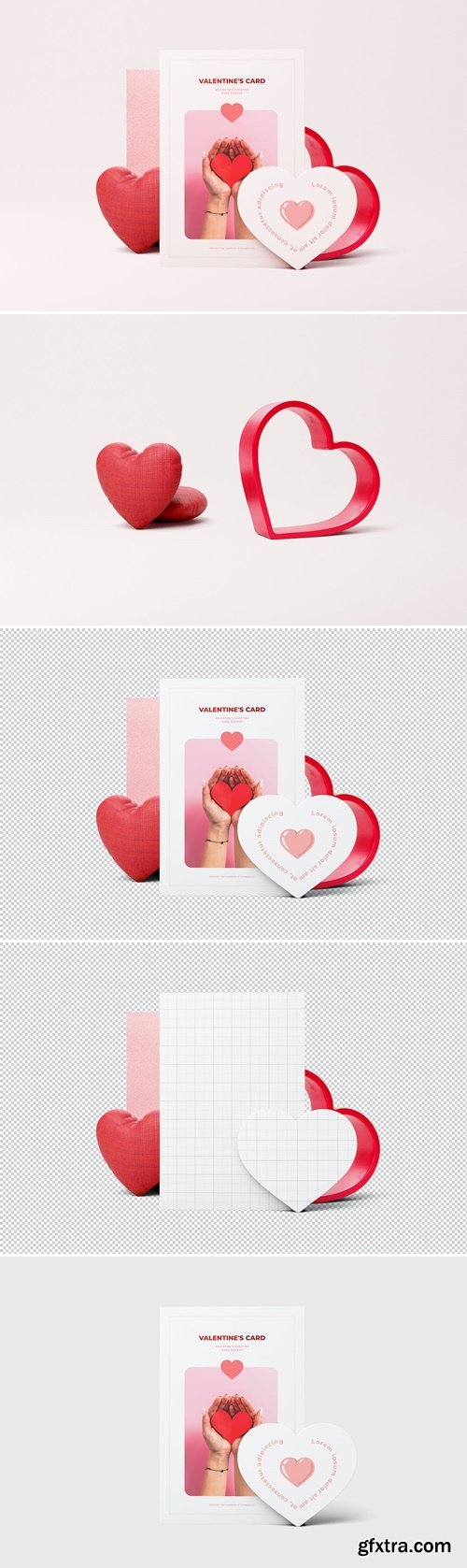 Valentine\'s Day Card Mockup 985M3NM