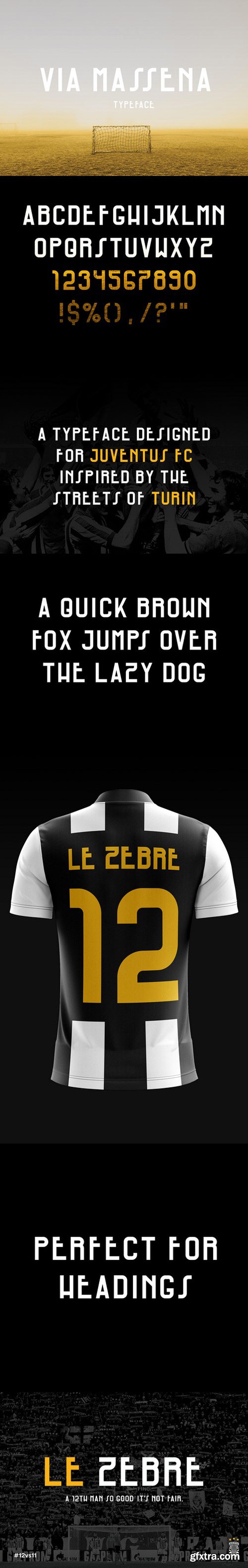 Via Massena - Typeface
