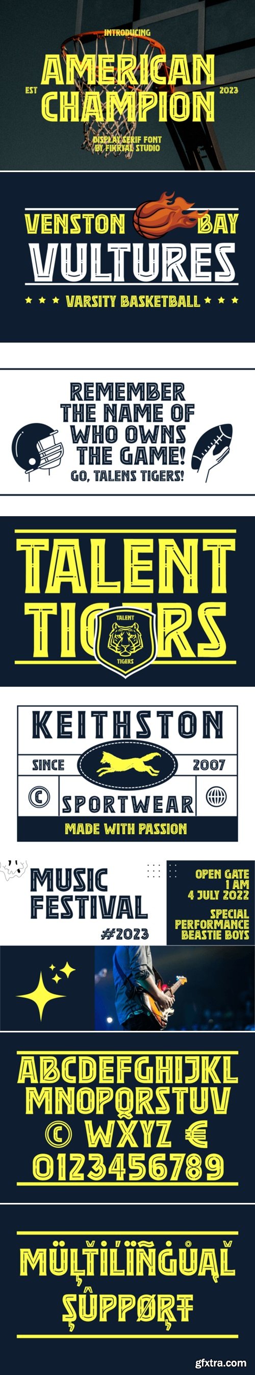 American Champion Font