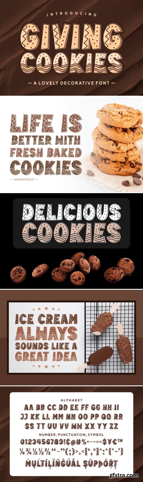 Giving Cookies Font
