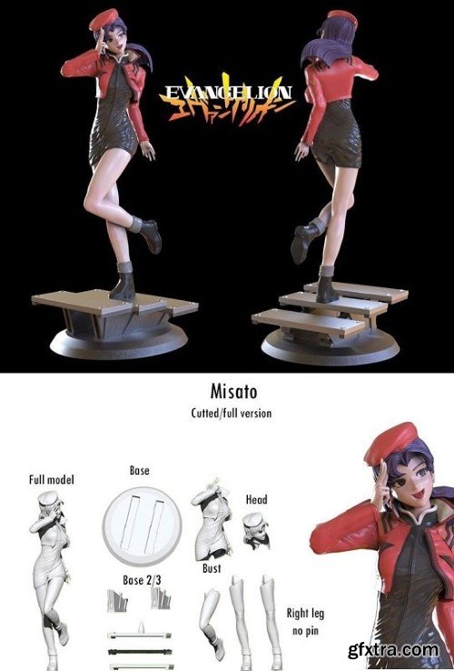 Misato Evangelion – 3D Print Model