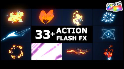 Videohive - Action Flash FX Overlays | FCPX - 43175203 - 43175203