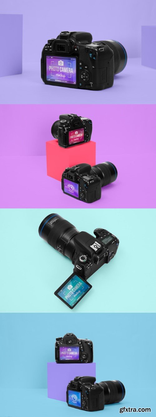 Photo camera mockup