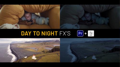 Videohive - Day to Night Effects | Premiere Pro - 43220409 - 43220409