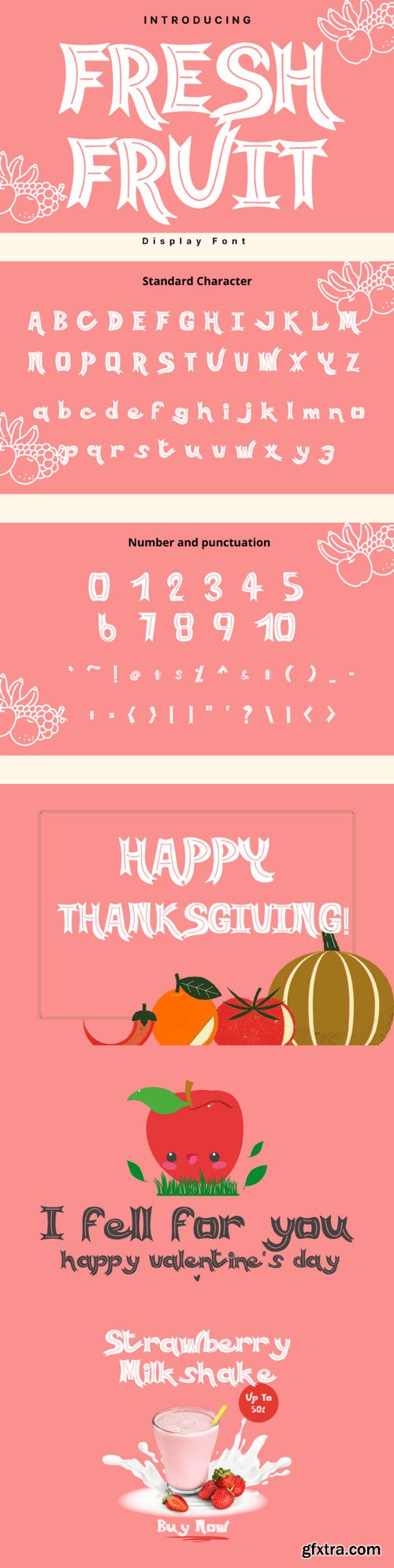 Fresh Fruit Font » GFxtra