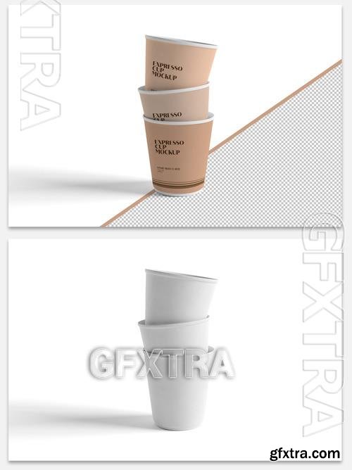 Mockup of an Expresso Paper Сup 464339290