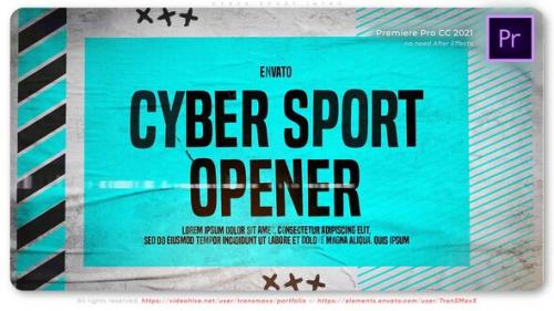Videohive - Cyber Sport Intro - 43225668 - 43225668