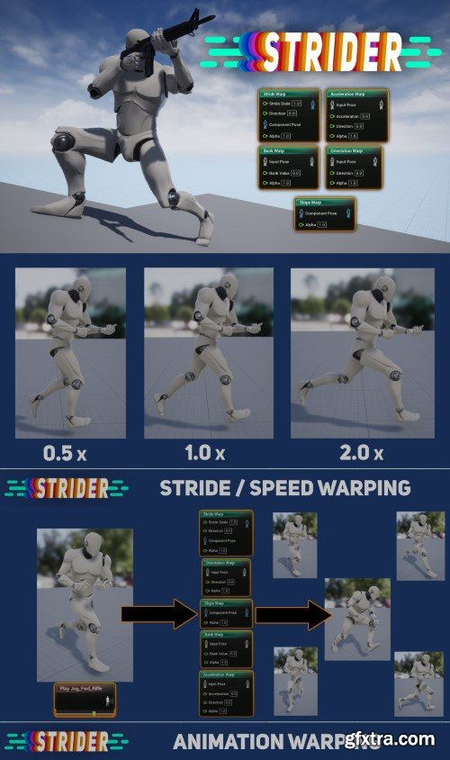 Unreal Engine - Strider - Animation Warping v1.10 (5.0)