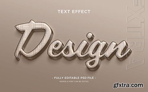 Design psd 3d text effect 
